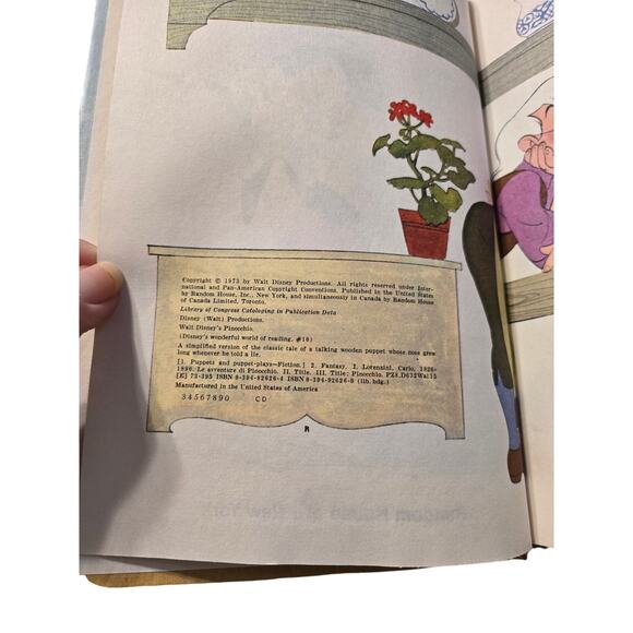 Walt Disney's PINOCCHIO Puppet Show Adventure Wonderful World of Reading - Picture 8 of 8